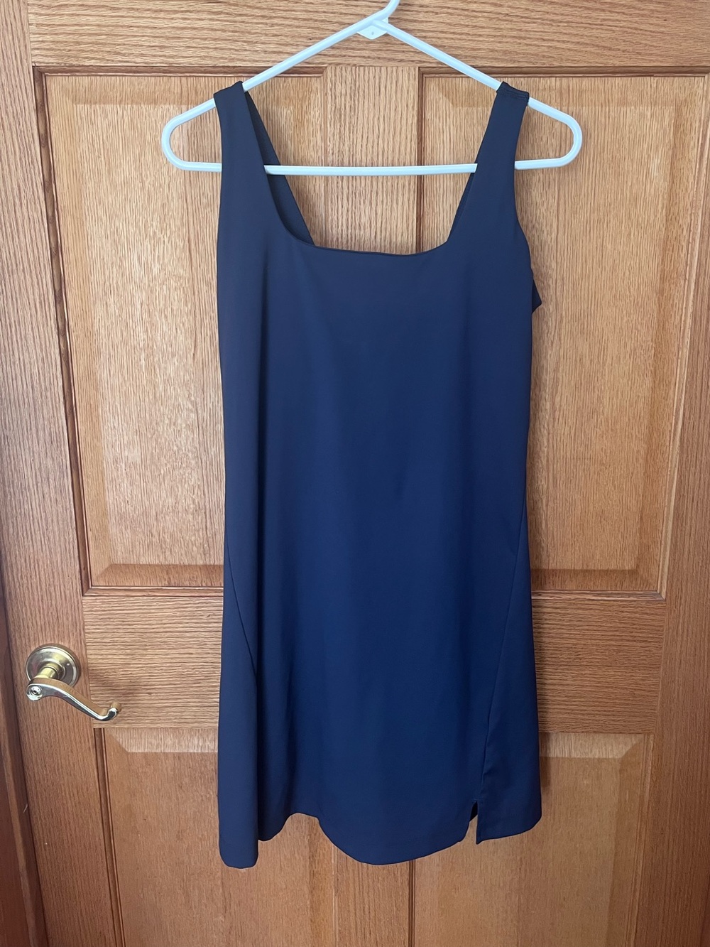 Old Navy Dark Navy Square-Neck Mini Dress